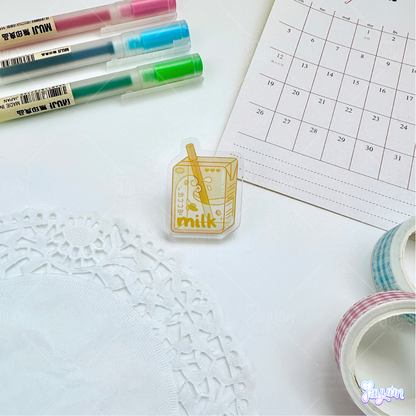 Milk Carton Acrylic Pins