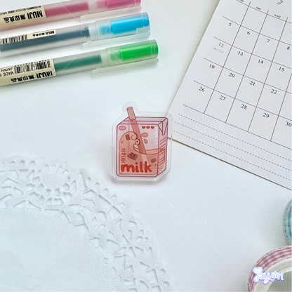 Milk Carton Acrylic Pins