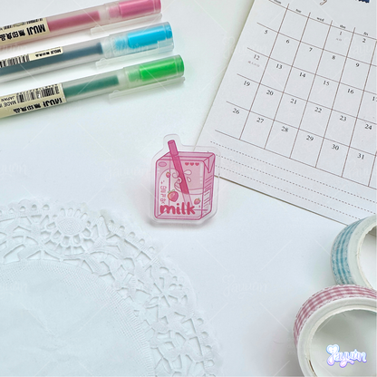 Milk Carton Acrylic Pins
