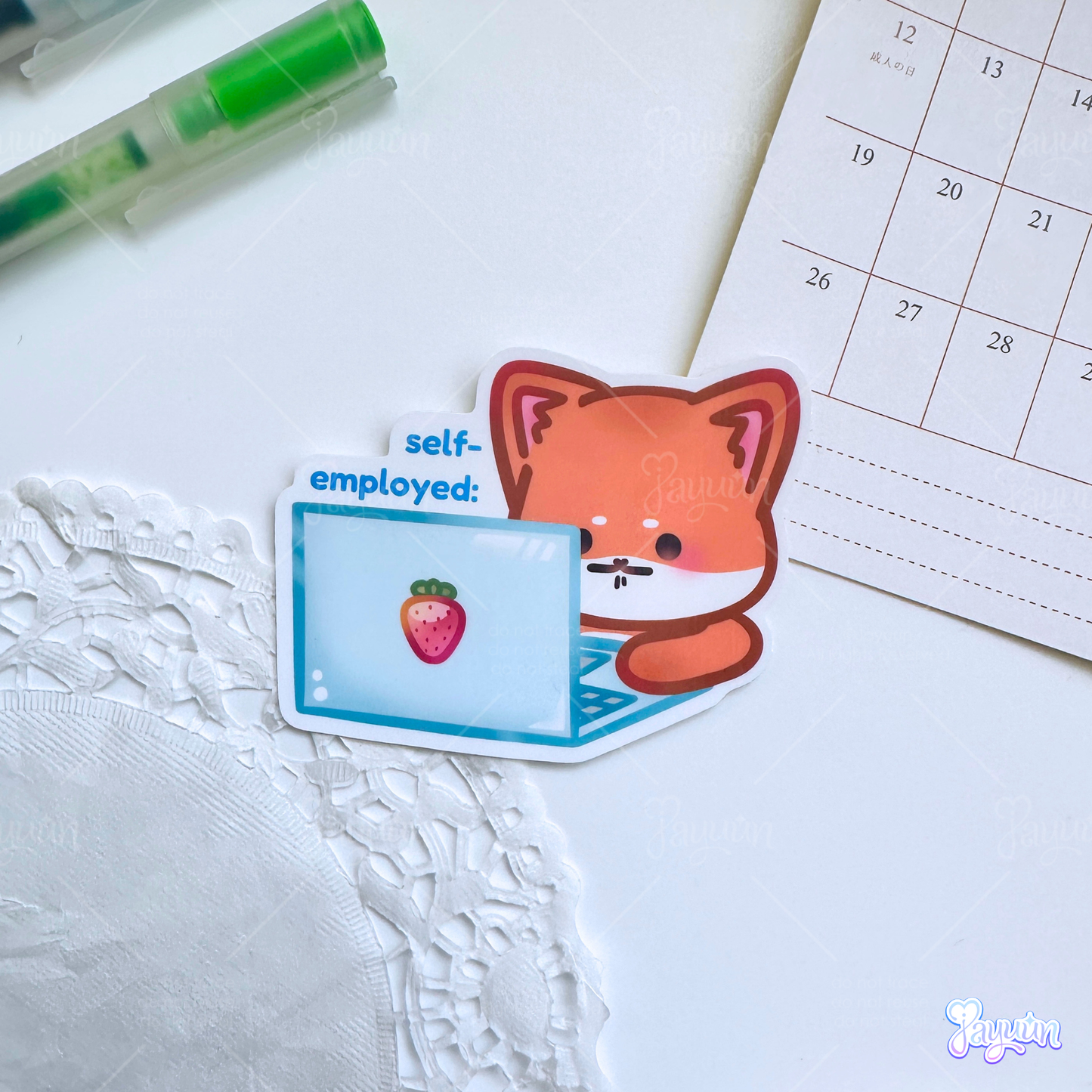 Unemployed Shiba Inu Stickers