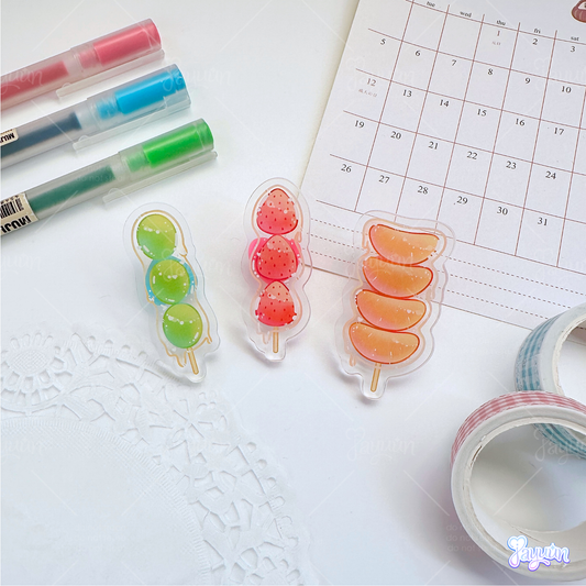 Tanghulu Acrylic Pins
