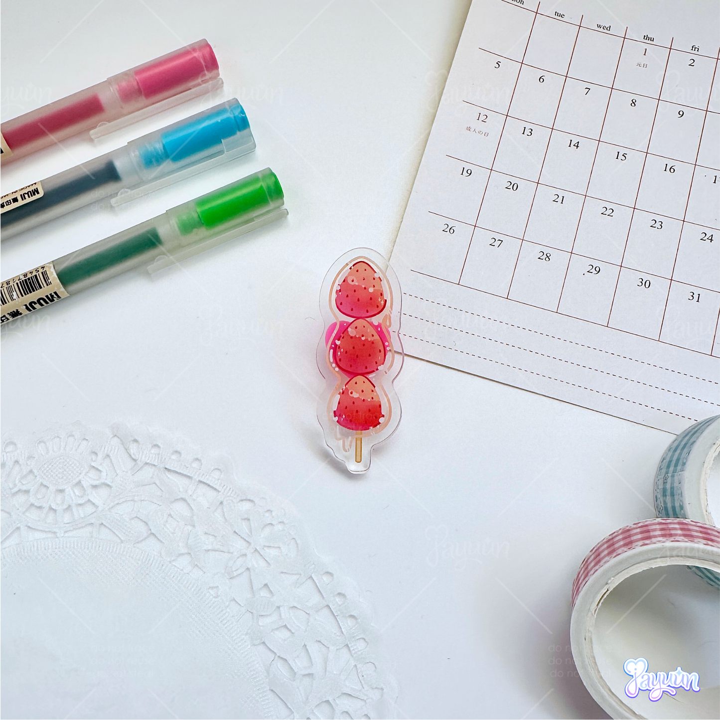 Tanghulu Acrylic Pins