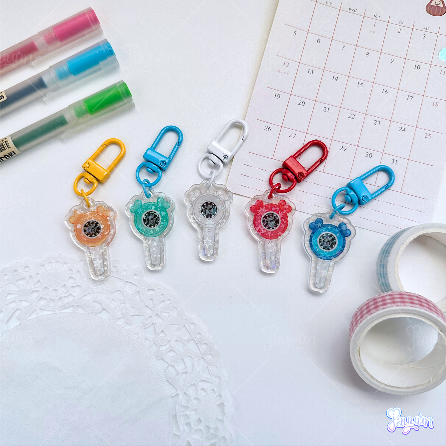 TWICE Candybong Holographic Acrylic Charms
