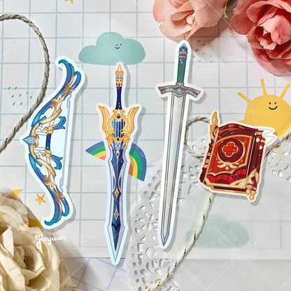 Mondstadt: 5-Star Character Weapon Stickers