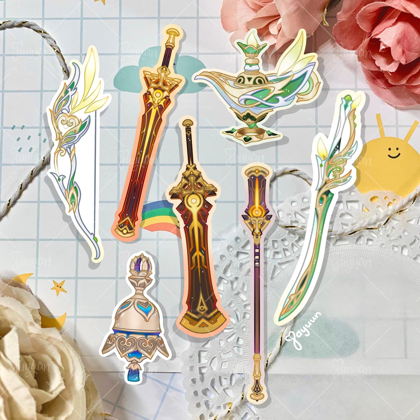 Sumeru: 5-Star Character Weapon Stickers