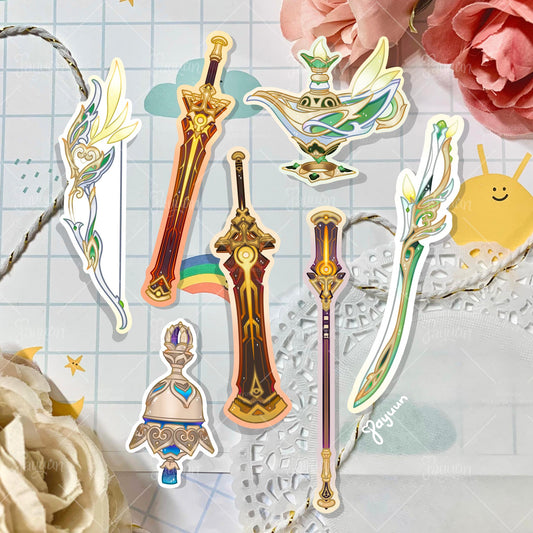 Sumeru: 5-Star Character Weapon Stickers