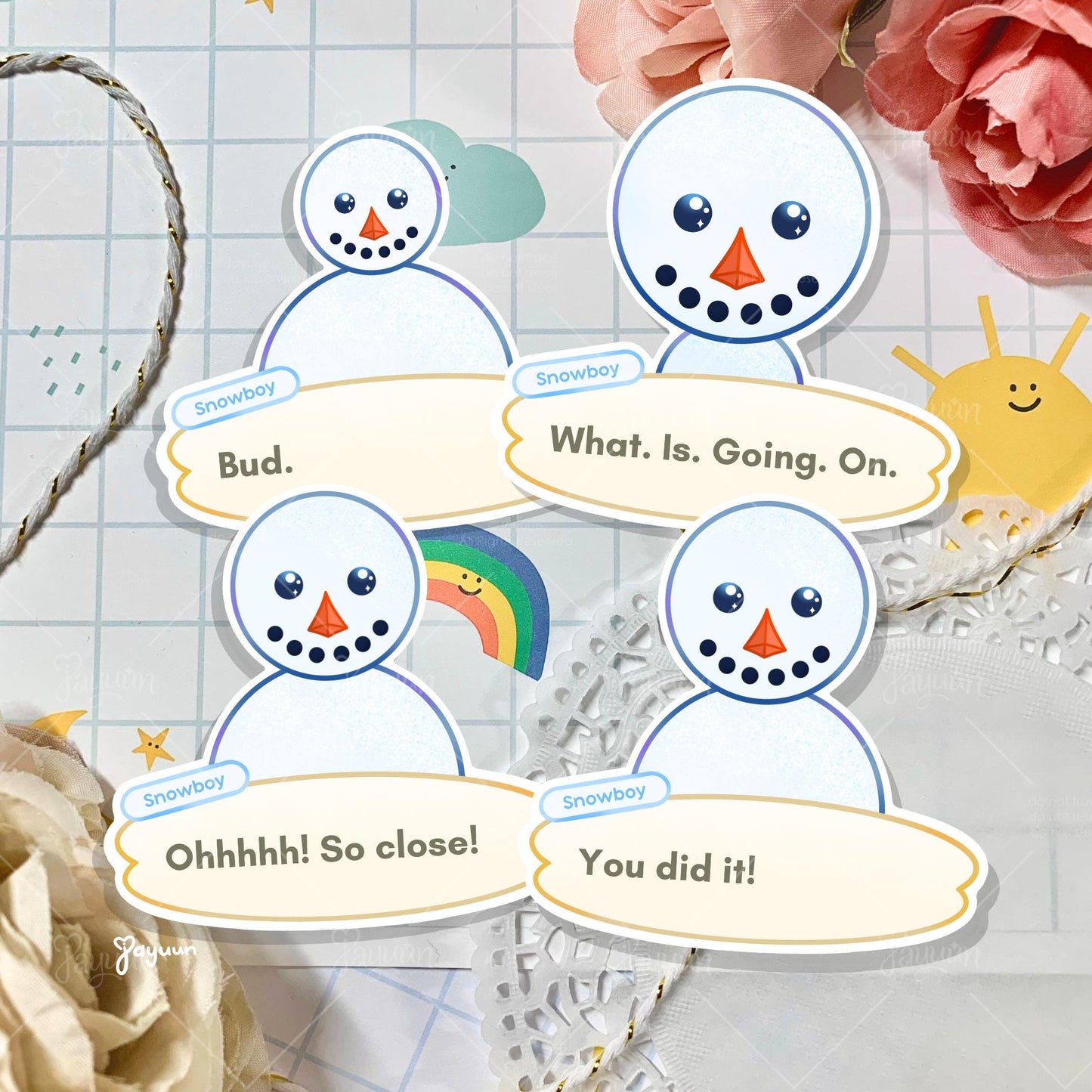 Snowboy Stickers