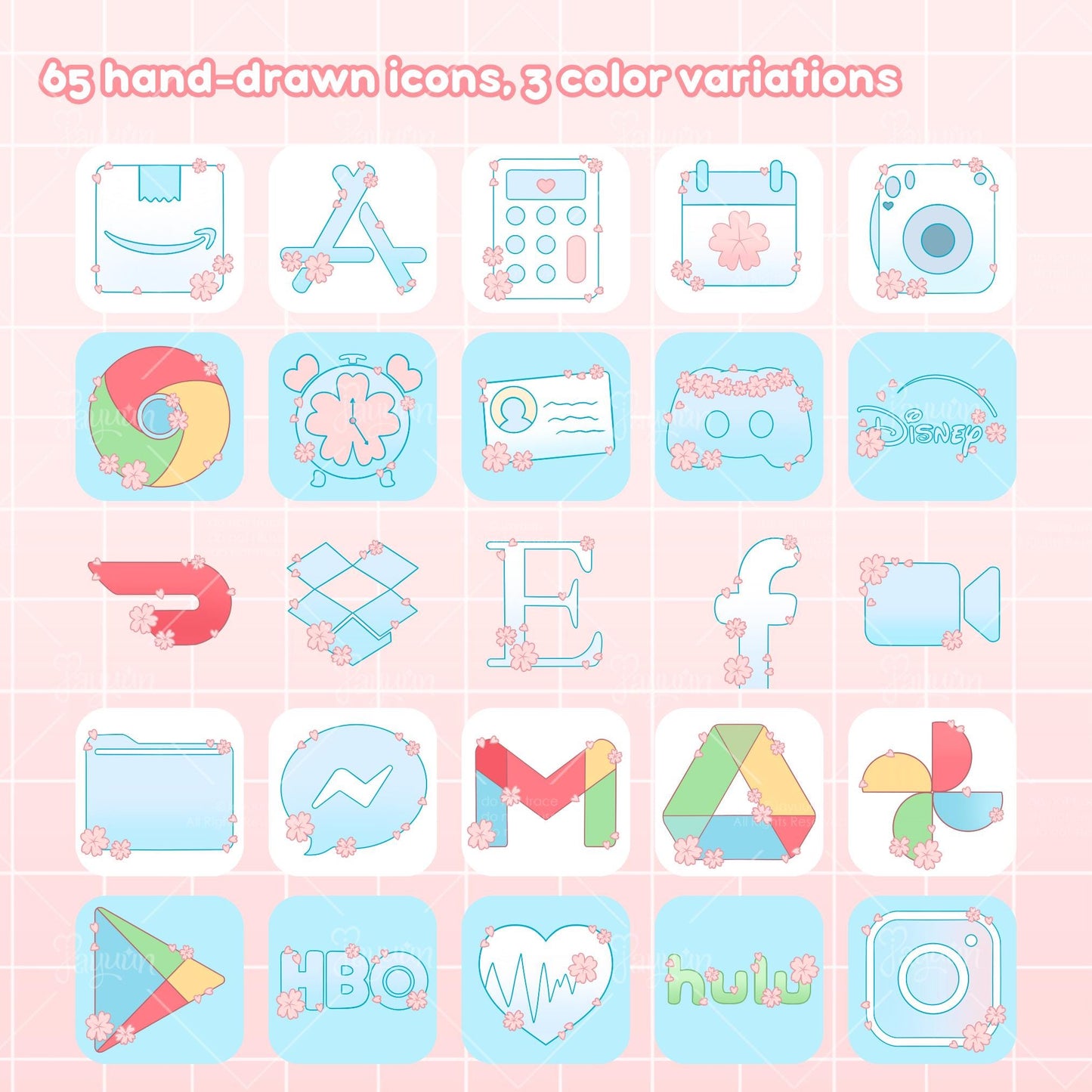 Sakura Spring App Icon Set & Wallpapers
