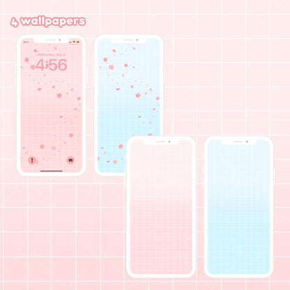 Sakura Spring App Icon Set & Wallpapers