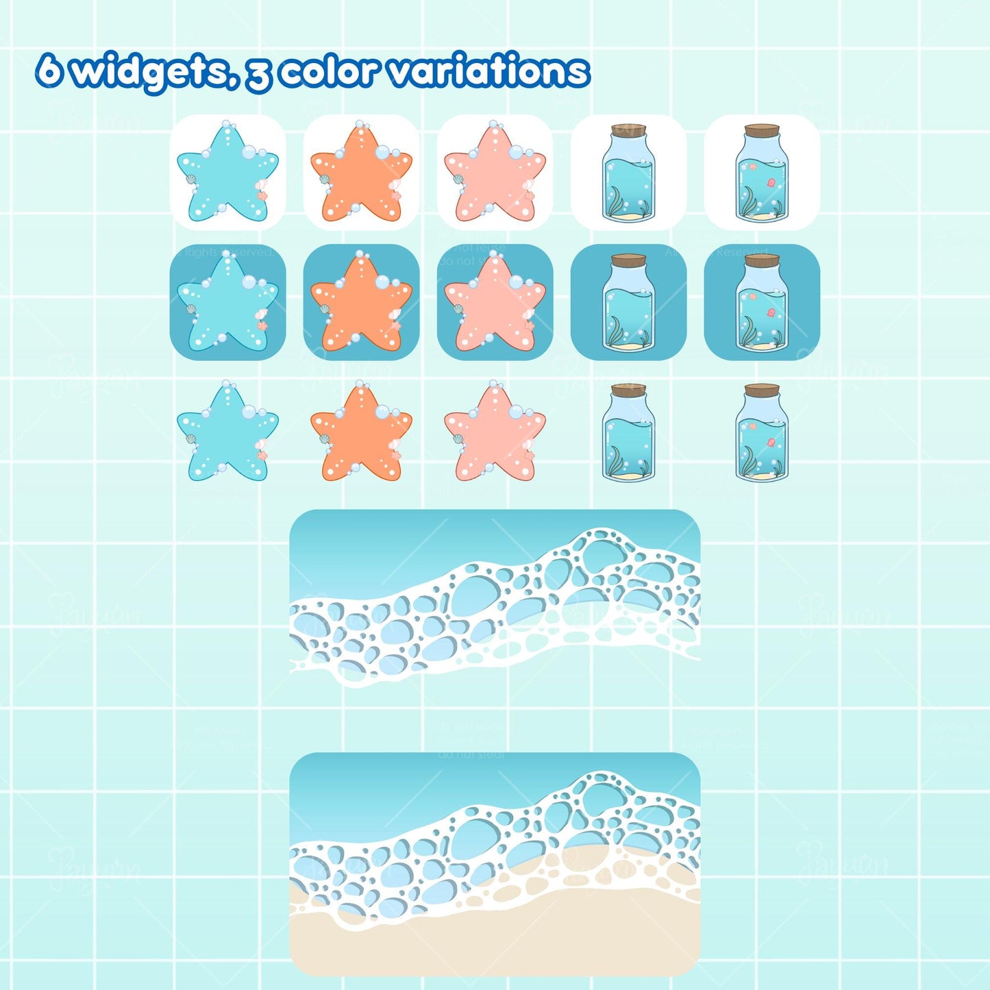 Summer Bubbles App Icon Set & Wallpapers