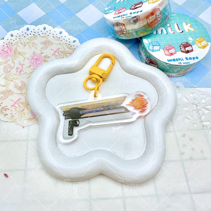 Solar Hand Cannon Acrylic Charm